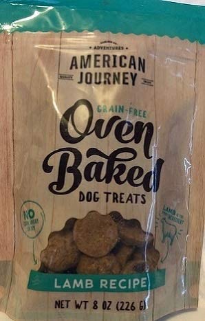 American Journey Grain Free Oven Baked Dog Treats Lamb
